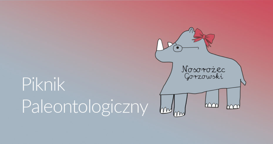 baner z nosorożcem Piknik Paleontologiczny